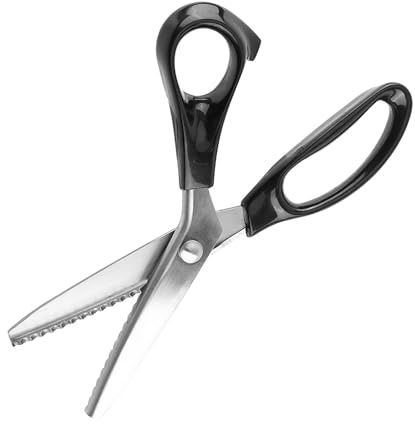 Zackenschere 5mm Dekorative Runde Und Dreieck Rand Edelstahl Zackenschere Schere Clipper Für Stoff 3 5 7mm(5mm)