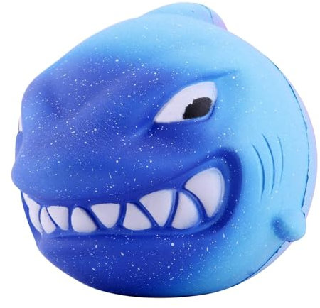 ANBOOR Squishies Hai Galaxy Jumbo Antistress Squishies Squeeze Spielzeug Speelgoed Haai Slow Rising Spielzeug Süße Tiere Langsam Steigend für Kinder Erwachsene Ostern Deko (12 * 14 * 13cm, 1 Stück)