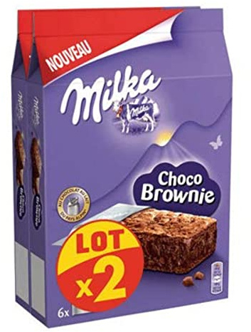 Milka Choco Brownie - Confezione da 2 pezzi da 180 g