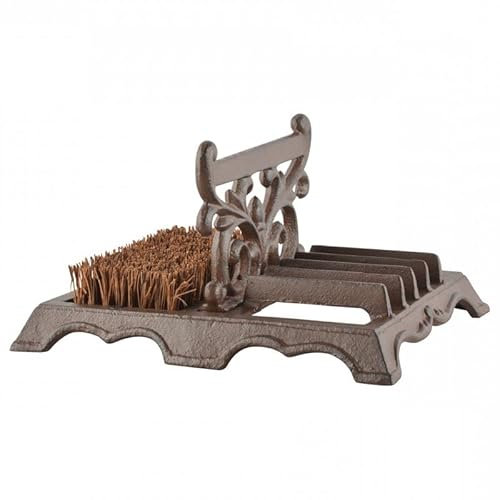 Outils et Nature Brosse à chaussure avec grattoir