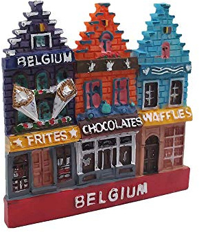 Belgien 3D-Kühlschrankmagnet, Reise-Souvenir, Geschenk-Sammlung, Heim- und Küchendekoration, magnetischer Aufkleber, Belgien, Kühlschrankmagnet