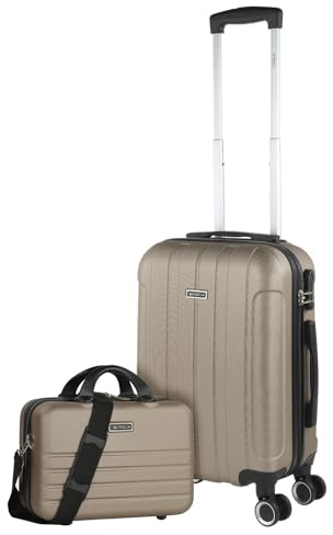 Handgepäck Koffer Trolley - Reisekoffer Mit Rollen und Reisekoffer Hartscha