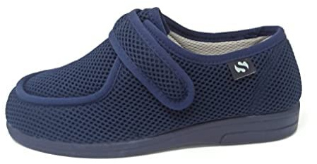 SEVILLAS Zapato para pies delicados, Diabéticos, posoperatorio Ancho Especial S Mod Wallaby Rejilla
