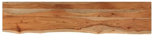 vidaXL Piano Tavolo 160x30x2,5 cm Rettangolare Legno Acacia Bordi Vivi, Piano Tavolo in Legno, Piano Tavolo Rettangolare, Piano tavolino