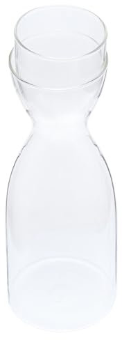MAGICLULU 1ensemble Carafe Transparent Avec Tasse De Décanteur Élégant Pour Eau Jus Ou Thé Pour Chambre Bureau
