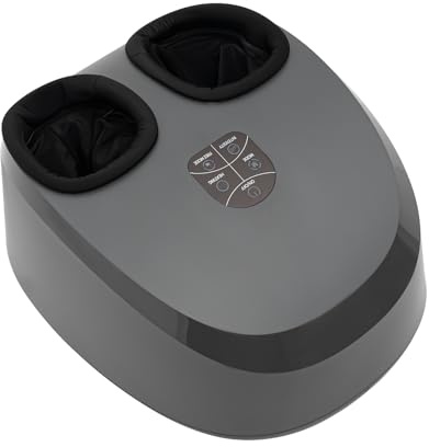 Fußmassagegerät mit Wärme, 36W Fussmassagegerät Elektrisch, Temperaturbereich 40-55°C Shiatsu-Massagegerät mit Knettherapie zu Hause, auf Autofahrten Usw. Verwendet Wer