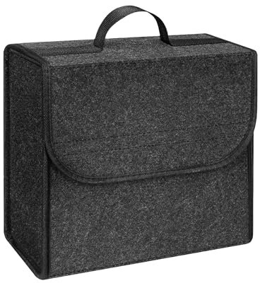 Flaconi 12”x6”x12” Auto Organizer Kofferraum,Kofferraum Organizer,Auto Organizer,Organizer Tasche,Organizer Auto,Auto Kofferraum Organizer,Kofferraumtaschen,Geeignet für alle Autos und Lastwagen