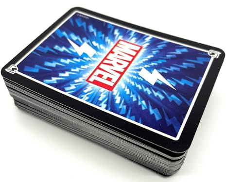KAPTOYS MARVEL MISSION ARENA TRADING CARD GAME - 6 BOOSTER PACK BUNDLE (60 TRADING CARDS) Includes 18 Holo Shiny Cards & 42 Collectable Gaming Cards. Ages 6+ 1-2 Player Time 10 to 90 mins