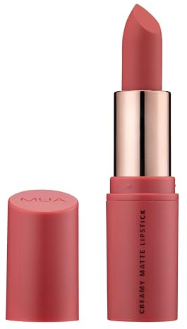 MUA Makeup Academy Creamy Matte Lipstick, Highly Pigmented, Vegan & Cruelty Free, Mystic