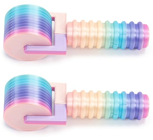 2 Stück Diamond Painting Roller Presswerkzeug Andruckroller Zubehör, New 3D Printed Diamond Art Painting Roller Tool, Komfortable Handhabung, Abnehmbares DIY Bastel Rollwerkzeugs (2pcs)