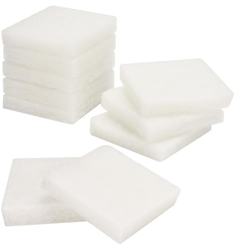 Filtre Mousse Filtre Bassin Mousse de Filtration pour Juwel Filters(30Pcs) | Ouate Filtrante Tampon Filtrant de Remplacement pour Juwel Compact/BioFlow 3.0/M 3.0 Filters/M Aquariophilie 10x10x1.6cm
