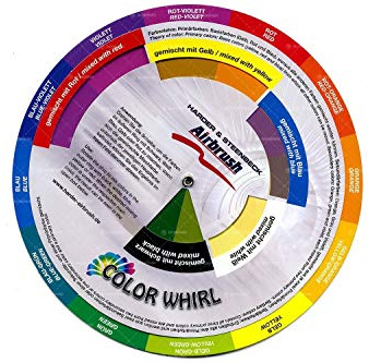Harder & Steenbeck Farbmischtabelle 18 cm Farbenlehre 260330 Color Whirl Farbrad Künstler