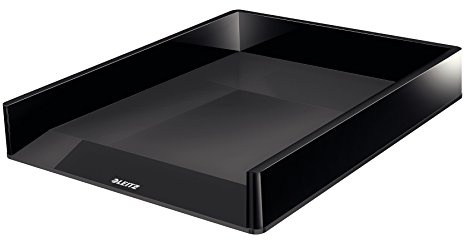 Leitz A4 Briefkorb Duo Colour, Schwarz/Grau, 53610095