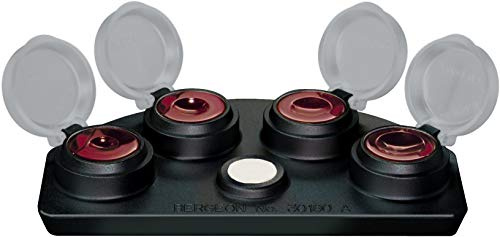 BERGEON 30180-A Réservoir à huile bloc 4 godets à huile accessoires pour horloger à remplir