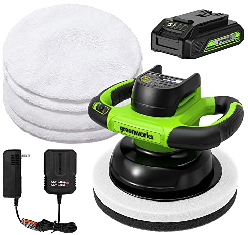 Greenworks Buffer auto senza fili da 24 V e lucidatrice