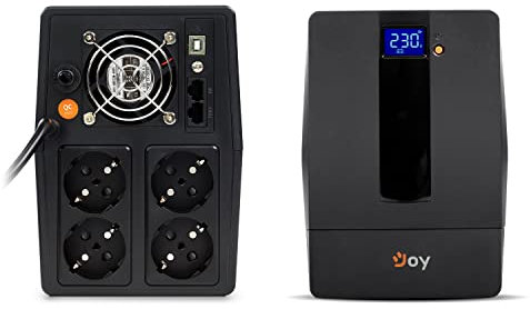 UPS 3000 VA jPlus-U3000VA Line Interactive Gruppo di Continuità con LCD 4 prese sciuco 3000 VA di Potenza display touch e luminoso