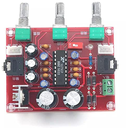 HOOCI BBE XR1075 Preamp Tone Board Audio Höhen Bass Einstellung Equalizer Vorverstärker Tonsteuerung Vorverstärker