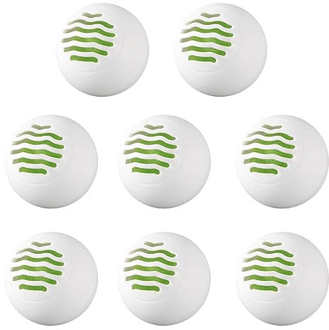 8er-Pack Desodorierbälle für Turnschuhe Schuh Deo, Sporttaschen Auch für Zuhause, Büros und Autos geeignet Lufterfrischer Sneaker Schuh Deo-Kugeln (White, One Size)