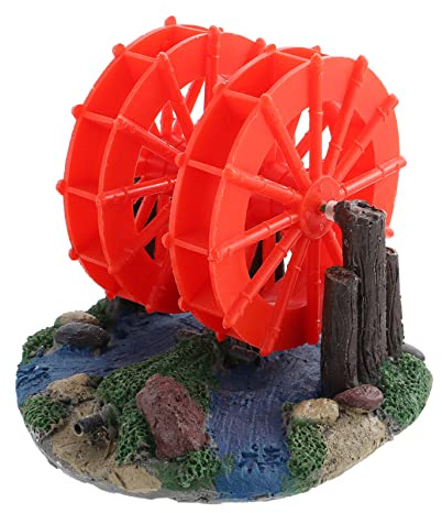 BESPORTBLE Desktop Windmill Aquarium Decor Windmill Ornament for Fish Tank Wear-resistant Decorative Accessory for Aquariums and Ponds for Enhancing Underwater Landscapes