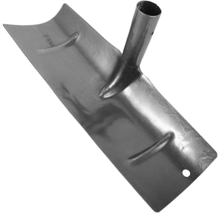 Andreslad Testa Del Rastrello Per Letame in Metallo Multifunzionale Rastrello Palaper Letame Pala Per Pulire Lo Sterco Di Pollame E Bestiame Utensile Da Giardino 5.1 Pollici