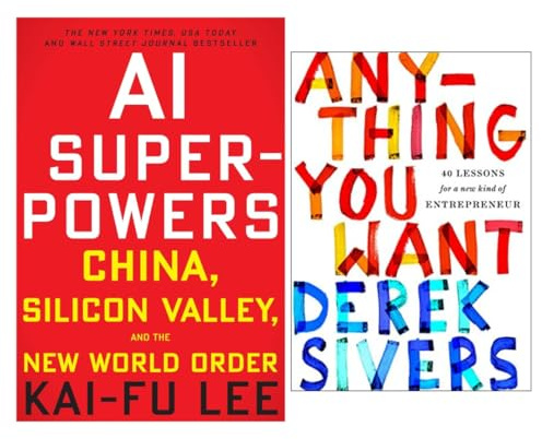 Ai Superpowers-China,Silicon Valley,And The New World Order + Anything You Want ( Set Of 2 Books )