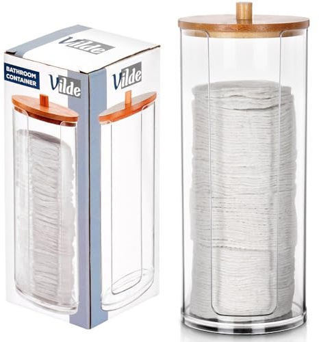 Distributeur de coton pour tampons cosmétiques 7 x 18 cm