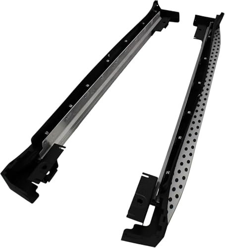 lvjiena Auto Trittbretter Seitenschweller für ML M Classe W164 modèles 2005 à 2011, Anticrash Seitentrittleistenpedale Schweller Seitenrock Flügel Diffusor, Seitenschweller Schutz Zubehör
