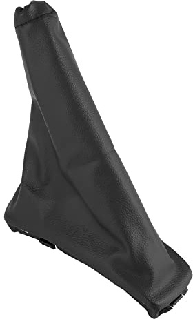 Joskeijky Copertura del soffietto del freno a mano in pelle PU nera per Spark 2011-2016