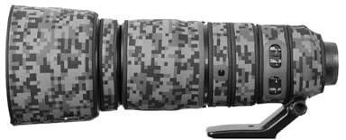 Copriobiettivo per Nikon AF-S 200-500 mm F/5.6 E ED VR mimetico custodia protettiva per obiettivo fotocamera (colore #digitale mimetico - impermeabile) copertura antipioggia