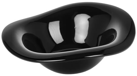 MOTHNUR Ciotola in Ceramica Nera da Dessert e Insalata 16 Cm, Resistente a Microonde e Lavastoviglie, per Frutta, Pasta e tè Pomeridiano, Adatta a Cucina e Ristorazione
