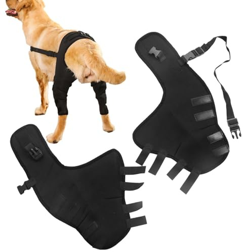 Hüftbandage für Hunde – Tierärztliche Stützbandage für Hinterbeine, orthopädischer Knieschutz bei Gelenkschmerzen, nach der Genesung und Mobilitätshilfe für kleine bis mittelgroße Hunde