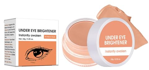 Under Eye Brightener, Augenpflege Concealer, Wasserfest & Langanhaltend Unteraugen Farbkorrektor, Sofortige Augenring-Korrektur & Schimmer-Effekt, Feuchtigkeitsspendend, Natürlich (2#, 1)