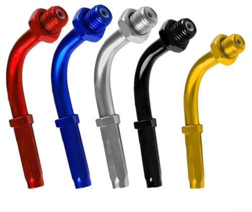 Regulador de cable del acelerador de aluminio para motocicletas, ATV y motos de cross (azul)