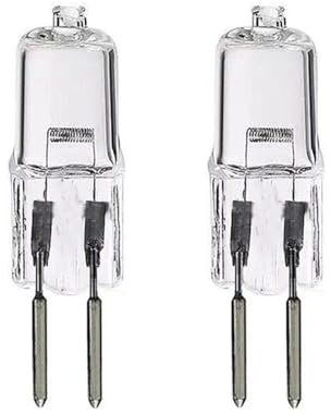 UGEFKMQ Klare Kapsel Halogen Glühbirne G5.3 12V 20W Kapselglühlampen G5.3 12V 50W Halogen Leuchtmittel Mini Scheinwerfer Lampen GU5.3 Bi-Pin Warmweiß 20PC 35W