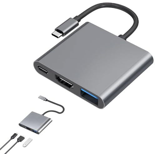 Adaptateur USB C HDMI, Adaptateur USBC HDMI, Ada ptateur USB C vers HDM I, Adapta teur US B C vers HD MI, pour MacBook, pou iPad Pro, pour Samsung Chromebook, pour Surface, pour HP, pour Huawei
