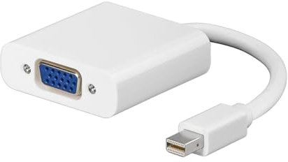 Goobay 61730 Câble adaptateur Mini DisplayPort/VGA 1.1 - Connecteur mini DisplayPort > Prise femelle VGA (15 pôles)