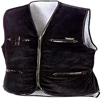 texxor Unisex Arbeitsweste Vega gef tterte Breitcordweste schwarz 3XL, Schwarz, 3XL EU