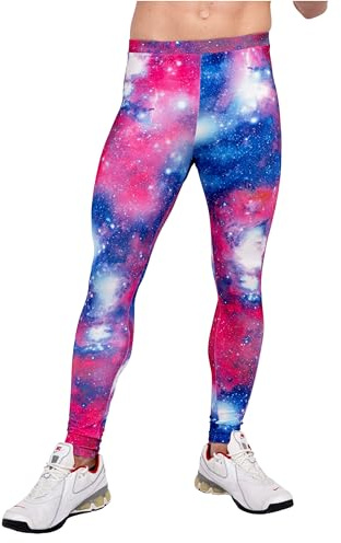 Kapow Meggings The Original Men's Leggings (Interstellar, Medium)