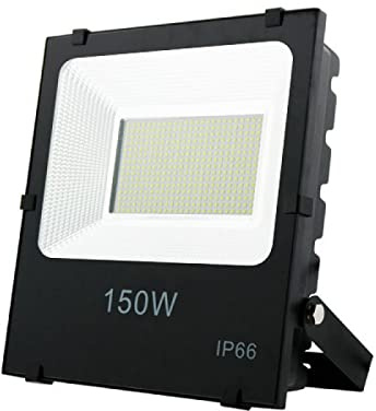 LEDUNI ® Foco Proyector LED 150W Exterior Floodlights IP65 Impermeable Luz Blanca Fría 6000K para Iluminación Jardin
