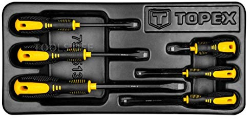 TOPEX Schlitzschraubendreher, 6-er Set
