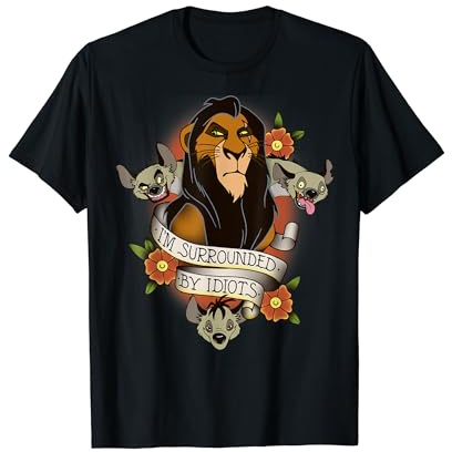 Disney Der König der Löwen Scar Ich Bin Umgeben Von Idioten T-Shirt