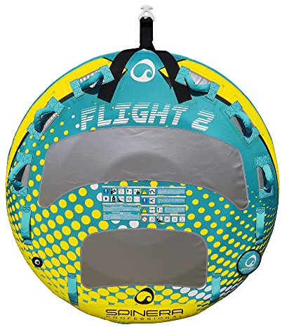 SPINERA Professional Flight 2 - Park Edition, Tube, Wasserring, Wasserreifen, Towable für 4 Personen