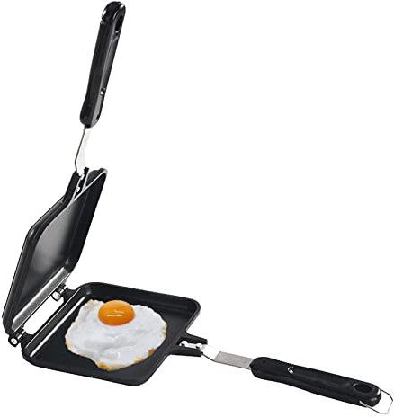 Fowybe Macchina per frittelle a Doppio Lato | Pentola a Doppia Faccia - Padella Antiaderente a Doppia Faccia Perfetta in Lega di Alluminio per frittelle Soffici, Omelette, frittate e Altro