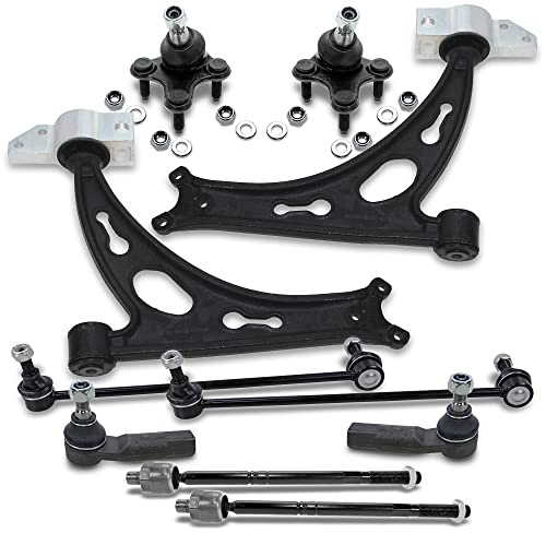 BESTPRICE ATP 2x Querlenker Vorderachse, 2x Traggelenk, 2x Koppelstange, 2x | Kompatibel mit: AUDI A3, A3 Cabriolet, A3 Sportback, SEAT ALTEA, ALTEA XL, SKODA OCTAVIA II, OCTAVIA II Combi, SUPERB II