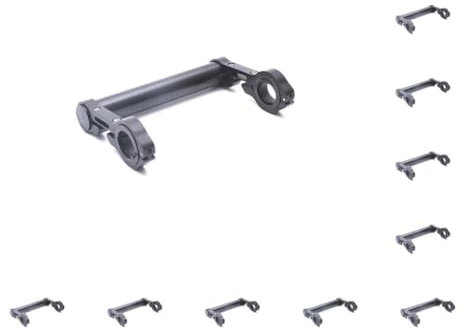 NeaxgeandX 10 Satz Mountainbikes Lenker Extender Licht Halterung Ersatzteil Scheinwerfer Halter Verlängerung Unterstützung Radfahren Zubehör Schwarz