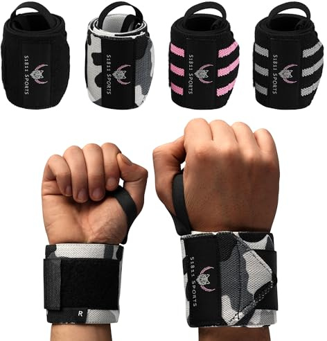 S1811 SPORTS Handgelenk Bandagen [Wrist Wraps] 45cm Handgelenkbandage für Fitness, Handgelenkstütze, Bodybuilding, Kraftsport & Crossfit