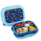 wooshwa Kids Lunch Box with 5 Compartments for School, Toddler Bento Box with Removable Tray, Ideal for Ages 3+, Lunch Container for Boys, BPA-Free, Dishwasher Safe (Blue Dinosaur)