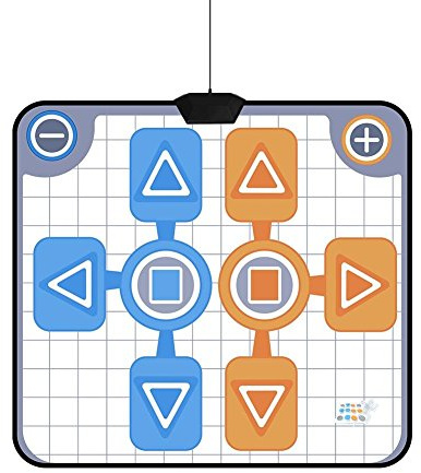 NBNBN Double Person Dance Mat Dance Pad Rutschfeste Tanzdecke für Nintendo Wii Konsole Spiel
