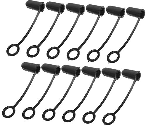 Garneck 50stücke Gummi Ausgießer Schutzkappen Für Ölflaschen Auslaufsicherer Spritzschutz Integrierte Staubschutz-abdeckungen Flexibel Langlebig Schwarz Geeignet Für Küche Und Bar