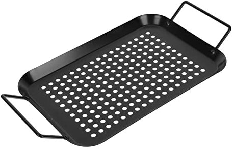 FUNOMOCYA Bbq-grillplatte Aus Antihaft-grillplatte Für Barbecue Langlebige Grillzubehörplatte Gleichmäßige Erhitzung Für Perfekten Grilleffekt